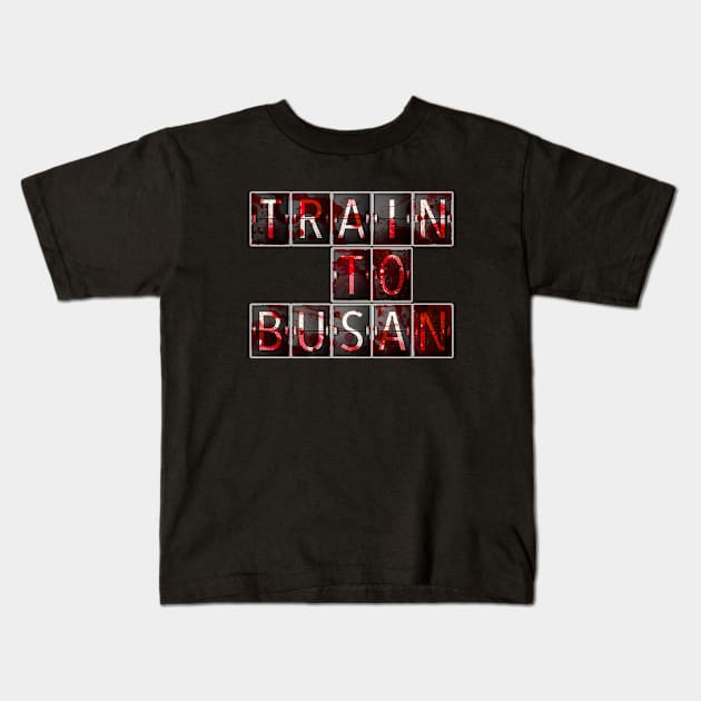 Train to Busan Kids T-Shirt by SmallDogTees